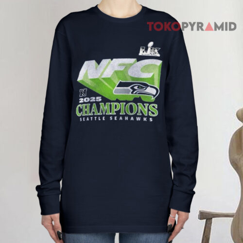 Seattle Seahawks Quick Pass 2025 Nfc Champions Long sleeved
