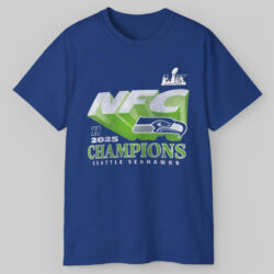 Seattle Seahawks Quick Pass 2025 Nfc Champions T shirt