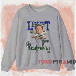 Seattle Seahawks Steve Largent Caricature Shirt Grey Sweatshirt