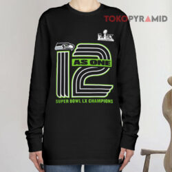 Seattle Seahawks Super Bowl Lx Champions Hometown On Top Long sleeved
