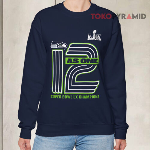 Seattle Seahawks Super Bowl Lx Champions Hometown On Top Sweatshirt