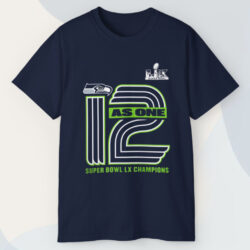 Seattle Seahawks Super Bowl Lx Champions Hometown On Top T shirt