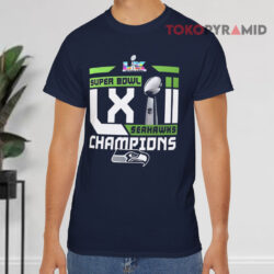 Seattle Seahawks Super Bowl Lx Champions We Are 12 Black T shirt