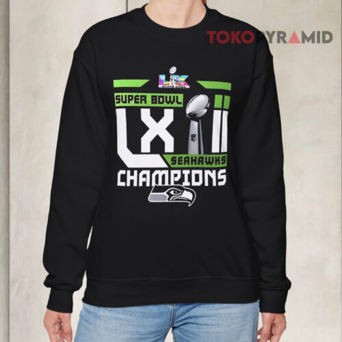 Seattle Seahawks Super Bowl Lx Champions We Are 12 Sweatshirt