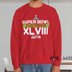 Seattle Seahawks Super Bowl Xlviii Champions Shirt Red Sweatshirt