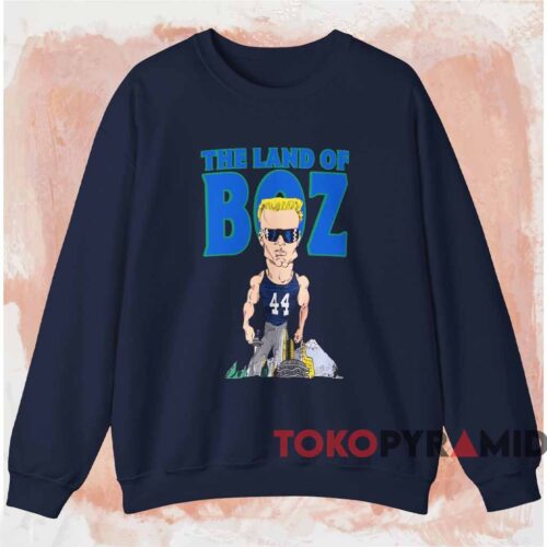 Seattle Seahawks The Land Of Boz Shirt Navy Sweatshirt Seattle Seahawks The Land Of Boz Shirt Navy Sweatshirt