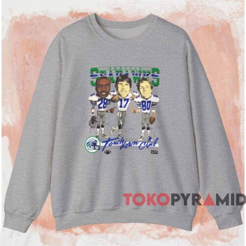 Seattle Seahawks Touchdown Club Shirt Grey Sweatshirt