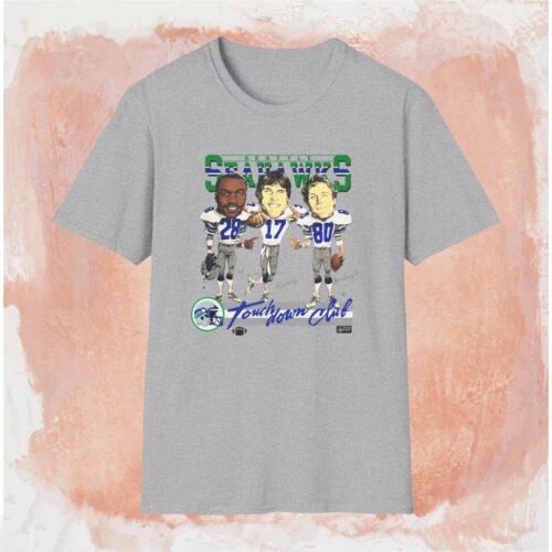 Seattle Seahawks Touchdown Club Shirt Grey T shirt