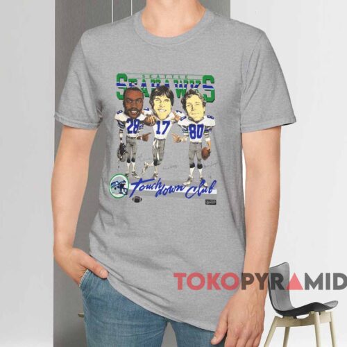 Seattle Seahawks Touchdown Club Shirt Grey T shirt