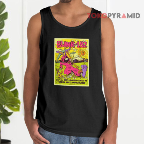 Sep 11 2025 Blink 182 Darien Lake Amphitheater In Darien Center Ny Poster Tank Top Sep 11 2025 Blink 182 Darien Lake Amphitheater In Darien Center Ny Poster Tank Top