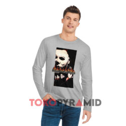 Serial Killer Brand Michael Myers Guns Are For Pussys Shirt 3 Serial Killer Brand Michael Myers Guns Are For Pussys Grey Long sleeved