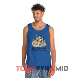 Sesame Street All My Homies Are From The Street Blue Tank Top