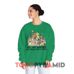Sesame Street All My Homies Are From The Street Green Sweatshirt