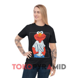 Sesame Street Elmo Wear Tommy Hilfiger Black T shirt