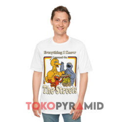 Sesame Street Learned On The Streets White T shirt