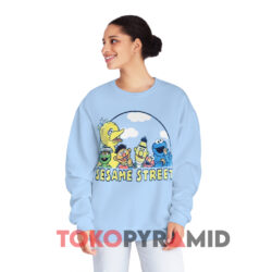 Sesame Street Sesame Group Shirt 3 Sesame Street Sesame Group Blue Sweatshirt