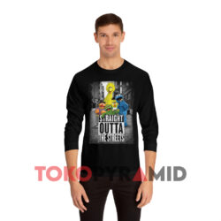 Sesame Street Straight Outta The Streets Shirt 4 Sesame Street Straight Outta The Streets Black Long sleeved