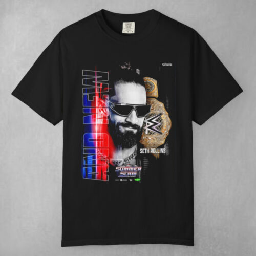 Seth Rollins And Paul Heyman And New Summerslam T shirt Seth Rollins And Paul Heyman And New Summerslam T shirt