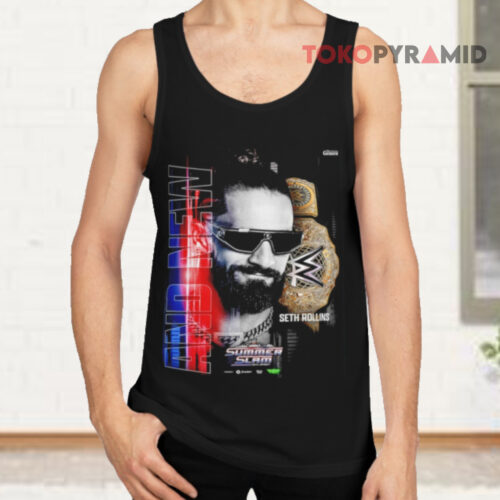 Seth Rollins And Paul Heyman And New Summerslam Tank Top Seth Rollins And Paul Heyman And New Summerslam Tank Top