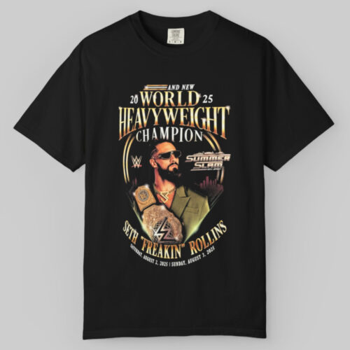 Seth Rollins World Heavyweight Champion T shirt Seth Rollins World Heavyweight Champion T shirt