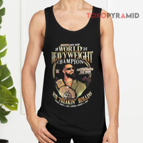 Seth Rollins World Heavyweight Champion Tank Top Seth Rollins World Heavyweight Champion Tank Top
