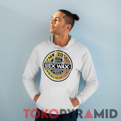 Sex Wax Orange Fade White Hoodie Sex Wax Orange Fade White Hoodie