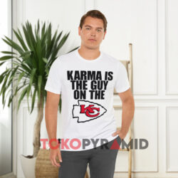 Singer Taylor Karma Is The Guy On The Chiefs White T shirt