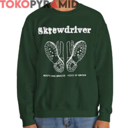 SkrewDriver Band Shirt Boots And Braces Voice Of Britain