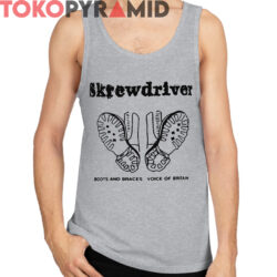 SkrewDriver Band Shirt Boots And Braces Voice Of Britain