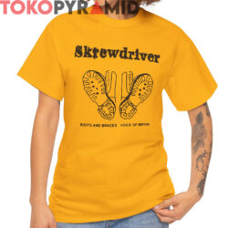 SkrewDriver Band Shirt Boots And Braces Voice Of Britain