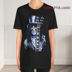 Slash Guitar Guns N' Roses Black T shirt