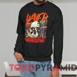 Slayer 1988 World Sacrifice Tour T-shirt 2 Slayer 1988 World Sacrifice Tour T shirt Black Sweatshirt