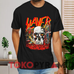 Slayer 1988 World Sacrifice Tour T shirt Black T shirt
