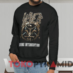 Slayer Divine Intervention World Tour T-shirt 2 Slayer Divine Intervention World Tour T shirt Black Sweatshirt