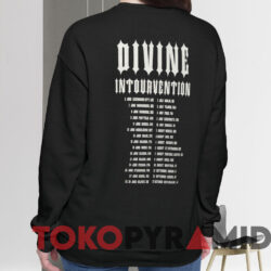 Slayer Divine Intervention World Tour T-shirt 3 Slayer Divine Intervention World Tour T shirt Black Sweatshirt