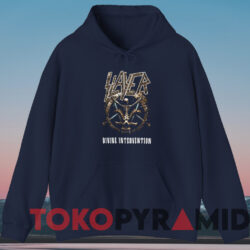 Slayer Divine Intervention World Tour T-shirt 4 Slayer Divine Intervention World Tour T shirt Navy Hoodie