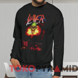 Slayer Monsters of Rock Europe Tour 1992 T-shirt 2 Slayer Monsters Of Rock Europe Tour 1992 T shirt Black Sweatshirt
