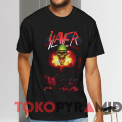 Slayer Monsters Of Rock Europe Tour 1992 T shirt Black T shirt