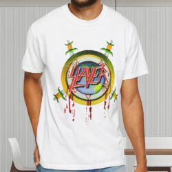 Slayer World Sacrifice Tour T shirt White T shirt