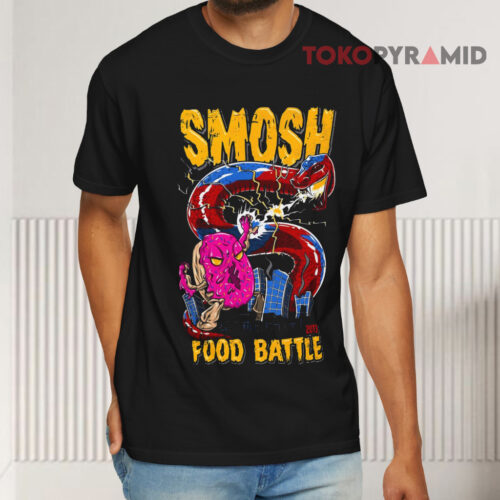 Smosh Food Battle 2013 Black T shirt Smosh Food Battle 2013 Black T shirt
