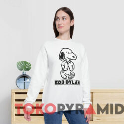 Snoopy Bob Dylan T-Shirt 2 Snoopy Bob Dylan T shirt White Sweatshirt