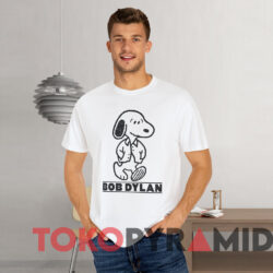 Snoopy Bob Dylan T shirt White T shirt