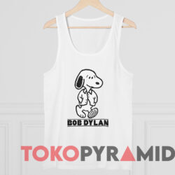 Snoopy Bob Dylan T-Shirt 4 Snoopy Bob Dylan T shirt White TankTop