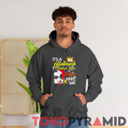 Snoopy Its A Hallmark Christmas Movie And Coffee Kind Of Day Hoodie