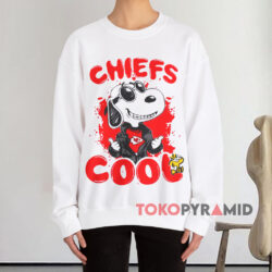 Snoopy Kansas City Chiefs Pose Cool Shirt 3 Snoopy Kansas City Chiefs Pose Cool White Sweatshirt