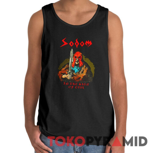 Sodom In The Sign Of Evil Vintage Tank Top
