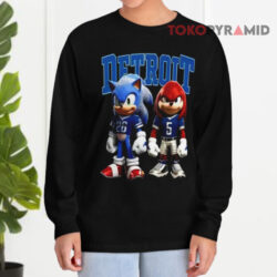 Sonic And Knuckles Detroit Lions Shirt 4 Sonic And Knuckles Detroit Lions Long sleeved