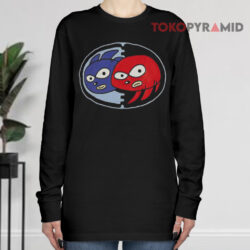Sonic The Hedgehog Sanic Snd Knackles Long sleeved