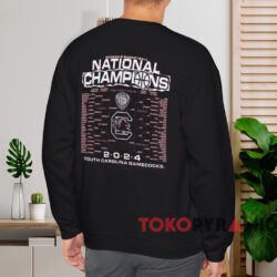 South Carolina Gamecocks 2024 NCAA Women's Basketball Bracket Shirt 4 South Carolina Gamecocks 2024 Ncaa Women's Basketball National Champions Bracket Shirt Black Sweatshirt