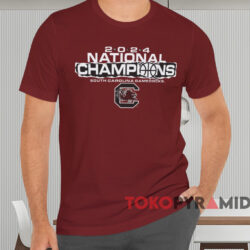 South Carolina Gamecocks 2024 Ncaa Women's Basketball National Champions Bracket Shirt Red T shirt
